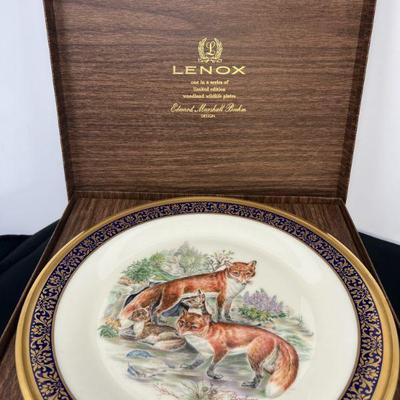 Lenox Red Fox Collector Plate