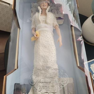 One of two Princess Diana dolls