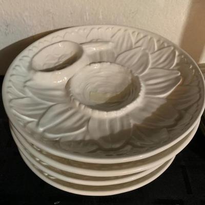 Footed Artichoke Plates Portugal 