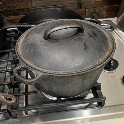 Cast Iron Stock Pot with Lid