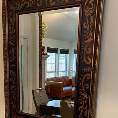 Beveled Framed Mirror