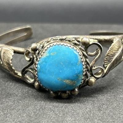 925 Silver & Turquoise Bracelet, Total Weight