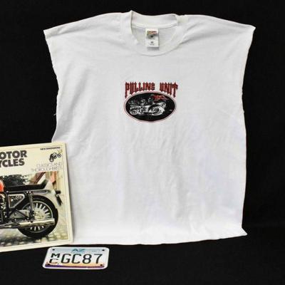 Motorcycle Book / Plate / Sleeveless Shirt