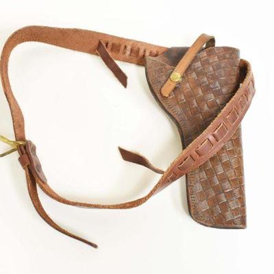 Vintage Leather Holster / Belt Combo