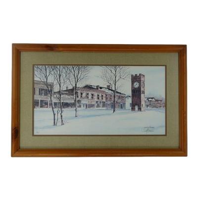 Double-signed and framed Craig Peterson print