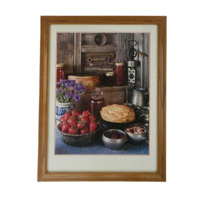 Framed lithograph