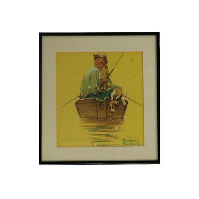 Norman Rockwell framed print