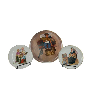 Norman Rockwell plates