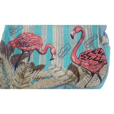 Paul Brent flamingo purse