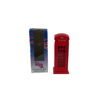 British telephone box money bank