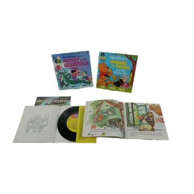 Vintage Disney 45 rpms and storybooks