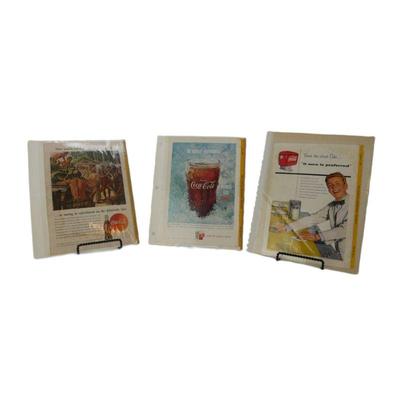 Vintage Coca-Cola magazine ads