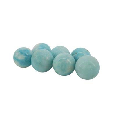 Set of turquoise balls