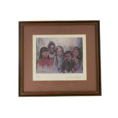 Signed and framed Don Ruffin print