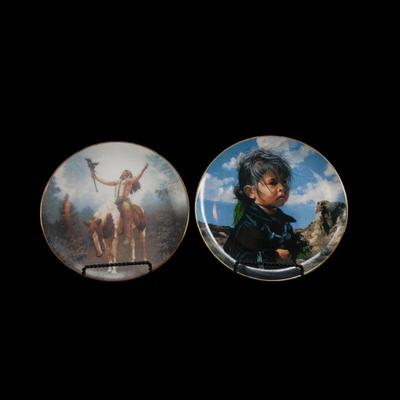 Native American collector's plates