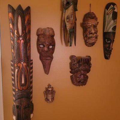 Some of the African masks