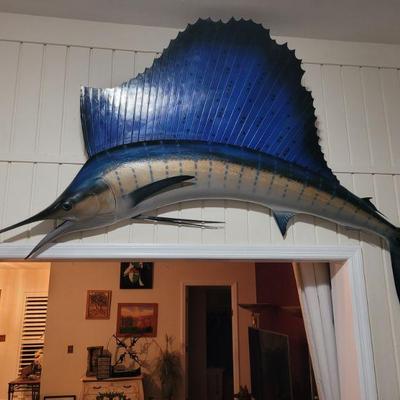 Very nice sailfish mount
