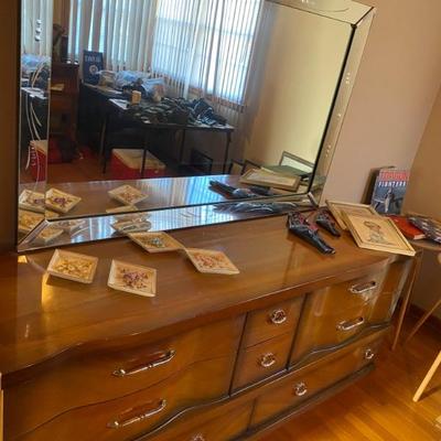 Mid Century low Boy with Mirror