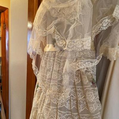 Vintage First Communion Dress/Veil