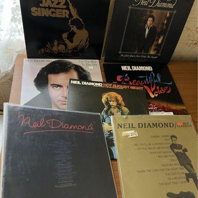 Neil Diamond vintage vinyl LP records