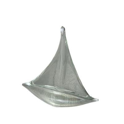 art glass sailboat (6" x 6")