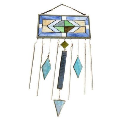 stained glass windchimes