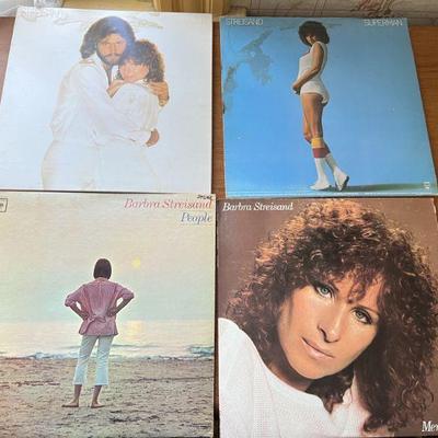 Barbara Streisand vintage vinyl LP records