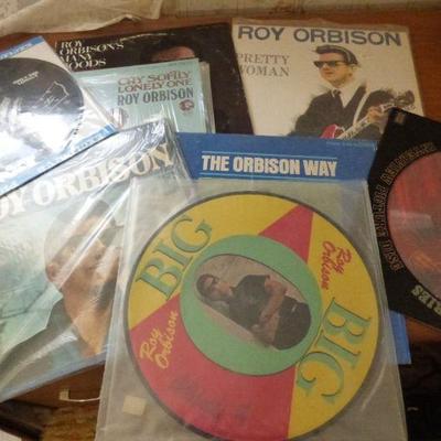Roy Orbison vintage vinyl LP records & picture discs