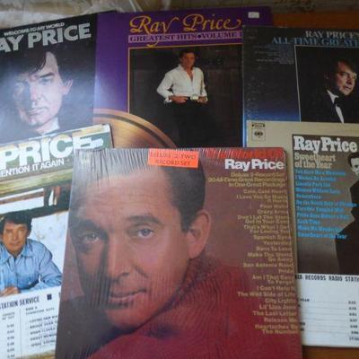 vintage vinyl records Ray Price