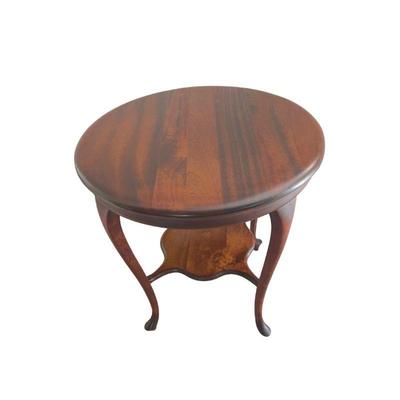 antique mahogany occasional table