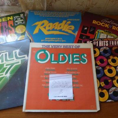 vintage vinyl LP records, Oldies