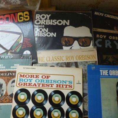 Roy Orbison vintage vinyl LP records