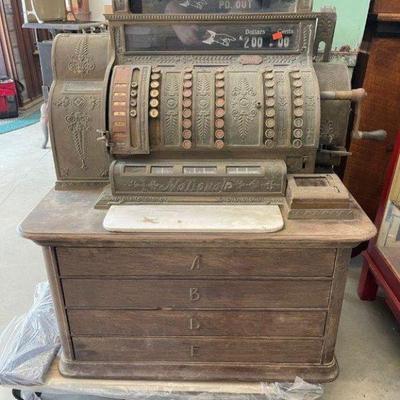 Antique National Cash Register