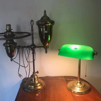 Green lamp SOLD