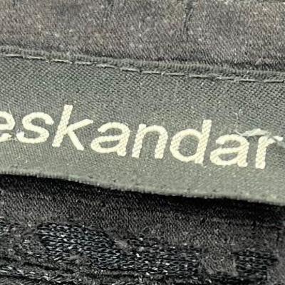"Eskandar" Black Quilted Jacket XXL
