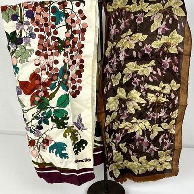 Vintage Oscar de la Renta/Fiorio Silk Scarves
