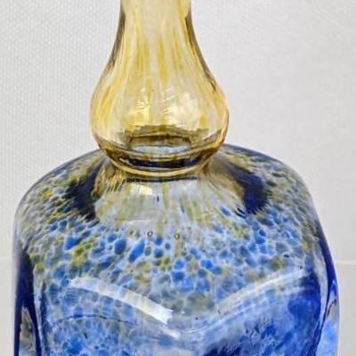 Kosta Boda Artist Series Small Antikva Bottle Vase by Bertil Vallien - Sweden
