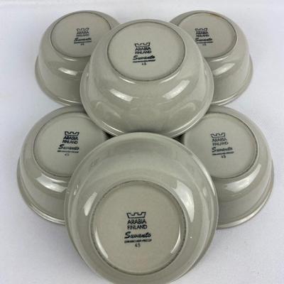 Vintage Arabia Finland Dishware "Suvanto" Series - 20 Pieces- 1987
