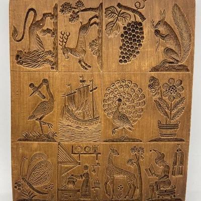 House on the Hill Mixed Motifs Springerle Mold
