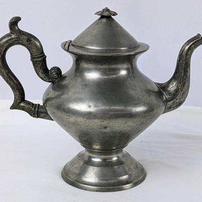 R. Dunham Pewter Coffee Pot
