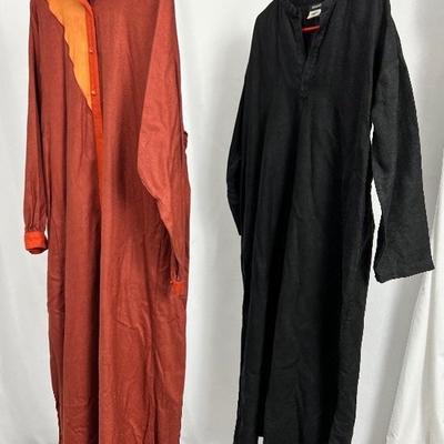 Vintage "Eskander" shirtdress and 1970's Vintage Kirsten Lunbergh SILK Shirtdress
