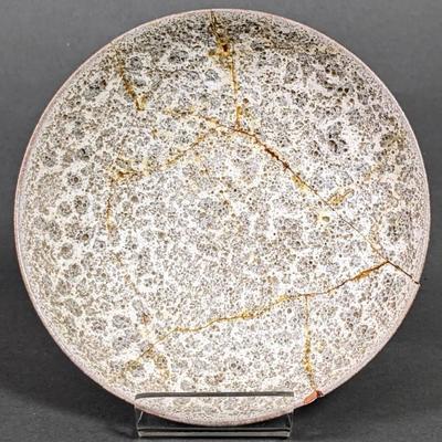 OTTO NATZLER: Repaired Mid Century Art Pottery Bowl- Signed
