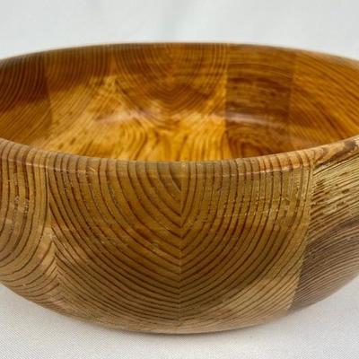 Vintage Wooden Salad Bowl - Hand Made in Sweden
