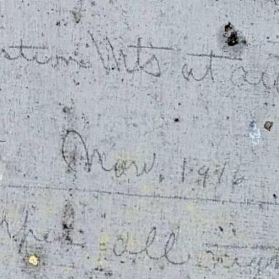 Antique Mary Alice (M.A.) Higgy: Three Nocturne Original Oil Paintings on Board- RARE
