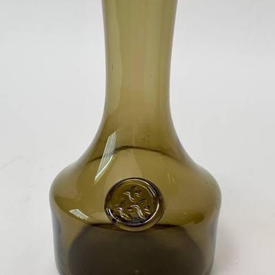 Vintage MCM "Plus Norway" Glass Decanter by Richard Duborgh
