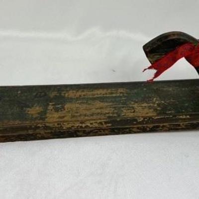 Antique Wooden Scandinavian Mangle Board

