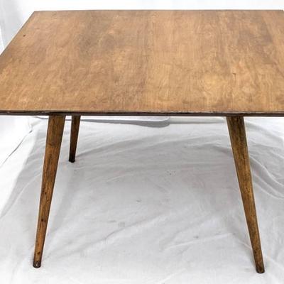 PAUL MCCOBB Planner Group Midcentury Modern 32-Inch Square Wood Coffee / Side Table
