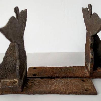 Antique Cast Iron Eagle Book Ends
