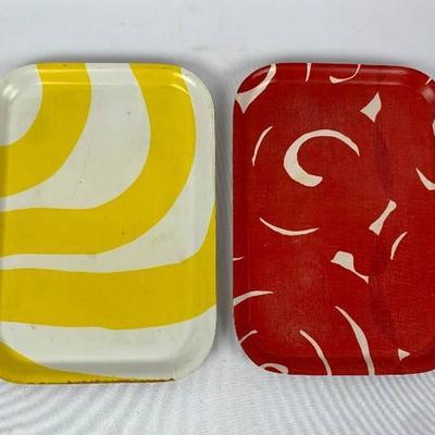 Pair Vintage MARIMEKKO Serving Trays
