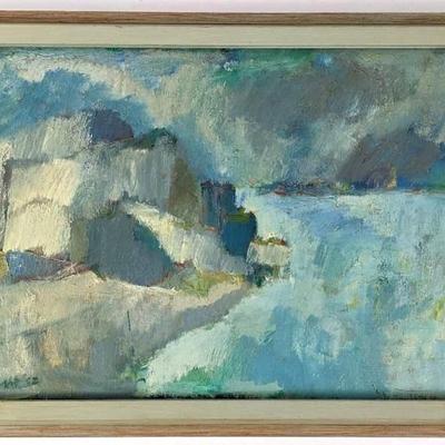 Rebecca Wright Original Signed Oil Painting: Oregon Coast
